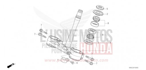 STEERING STEM CRF450RM de 2021